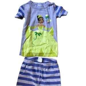 Disney x Hanna Andersson Tiana Pajama Shorts Set
